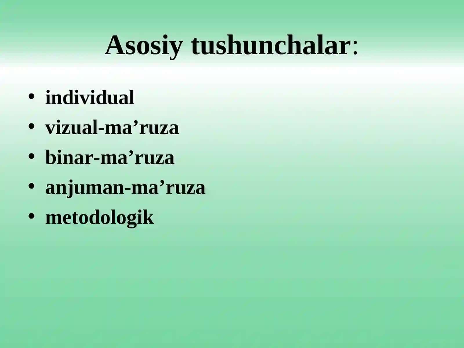 Ta’limni Tashkil Etish Shakllari va Turlari 3
