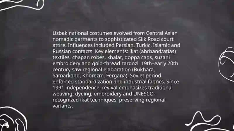 Uzbek national costumes 3