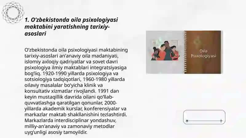 O’zbekistonda oila psixologiyasi maktabini yaratilishi 3