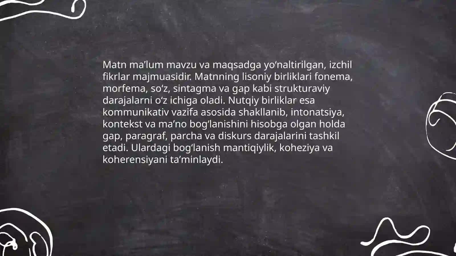 Matnni lisoniy va nutqiy birliklarga ajratish 3