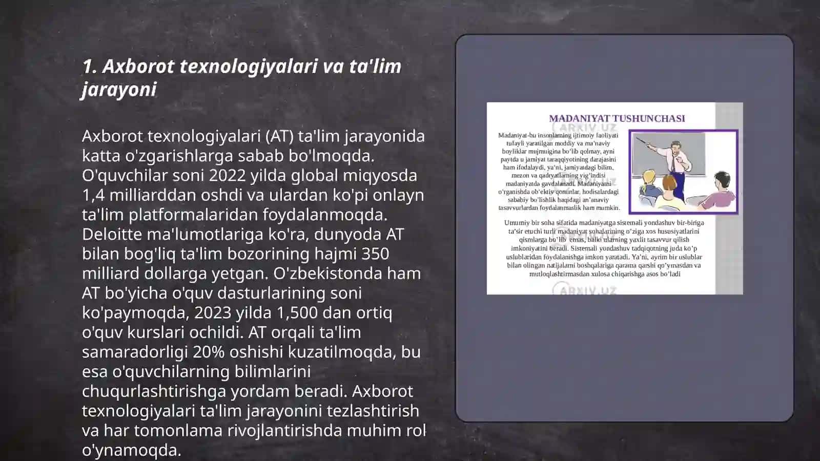 Axborot texnologiyalari va ta'lim jarayoni 3