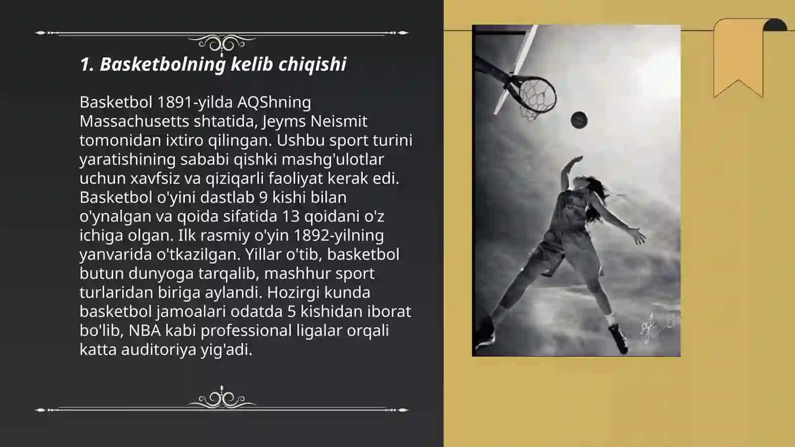 Basketbol-tarix va qoidalar 3