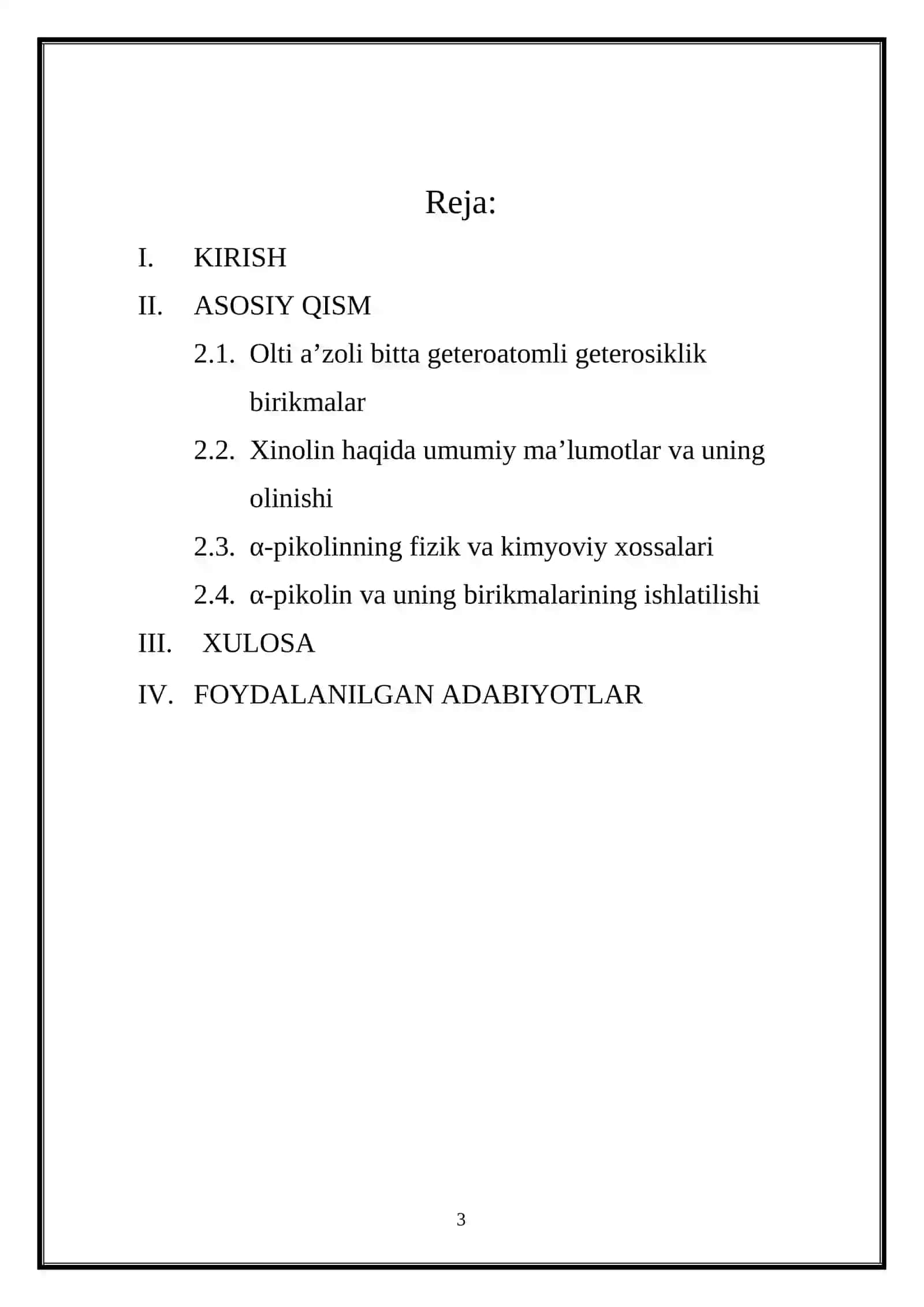 α- Pikolin kislata va uning xususiyatlari 3