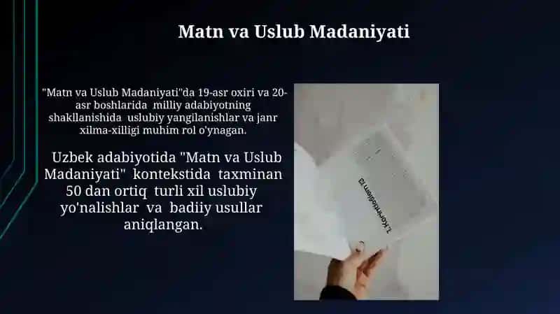 Matn va Uslub Madaniyati 3