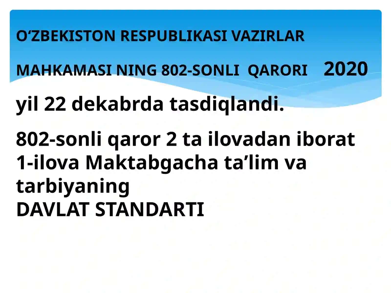 Maktabgacha ta’lim tashkilotlarida rivojlanish markazlarini tashkil etish uchun normativ talablar 3