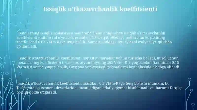 Vertikal sirt.Issiqlik berishni hisoblash 3