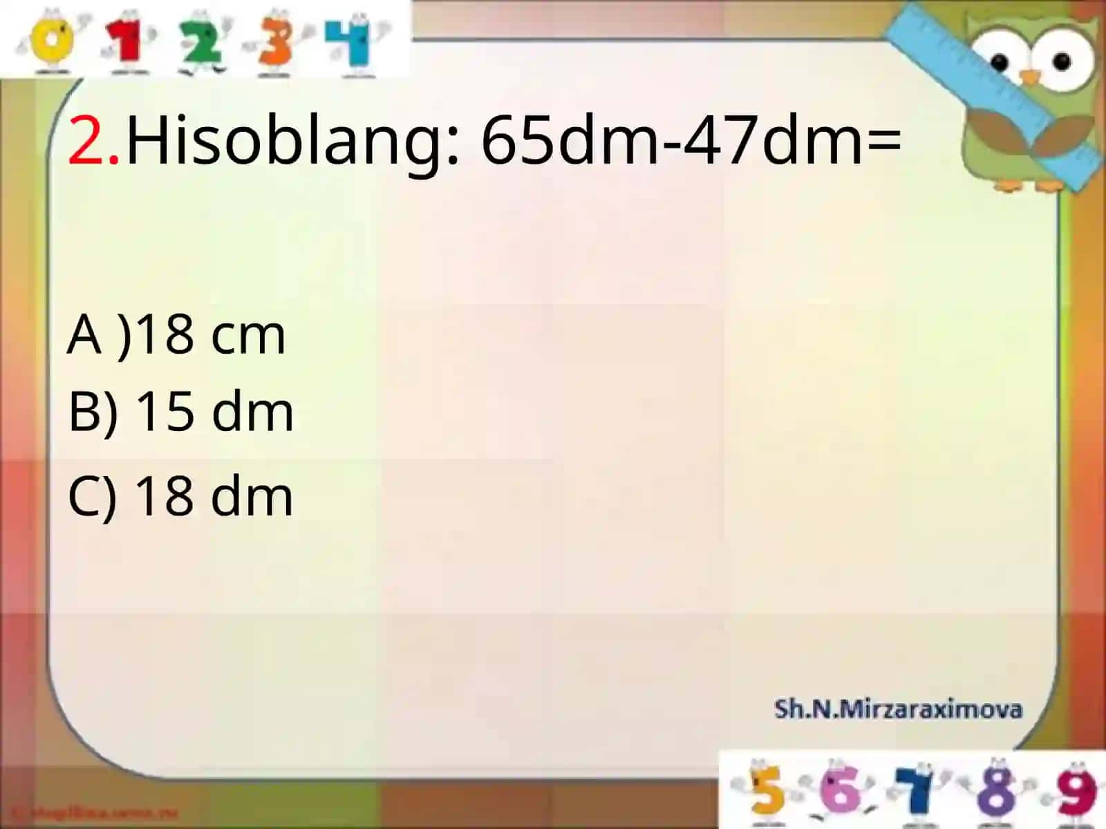 Matematika masalalari 3