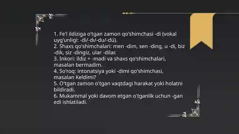 Past simple Abduqodirova Intizorxon 3