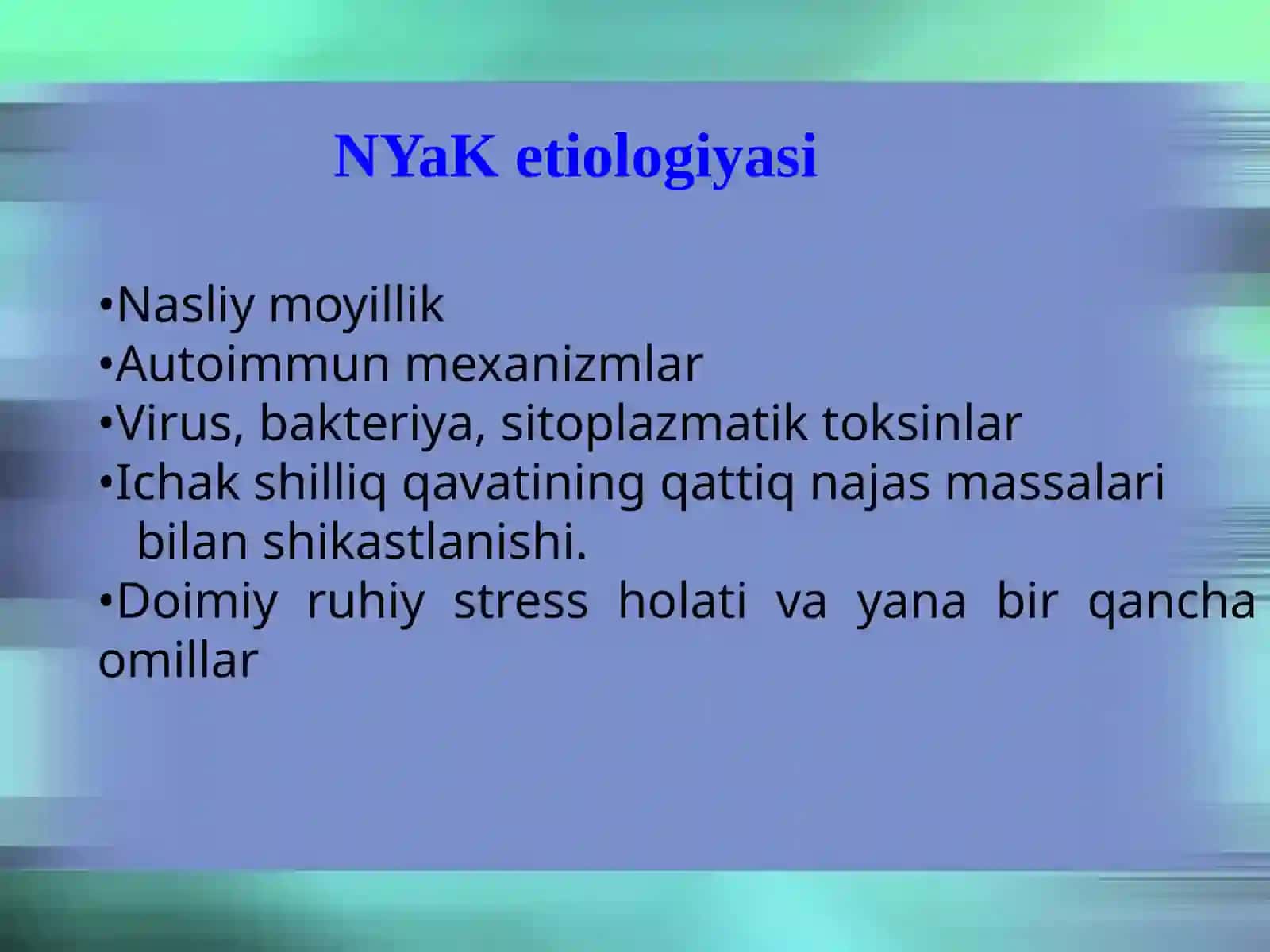 Nospesifikt yarali kolit 3