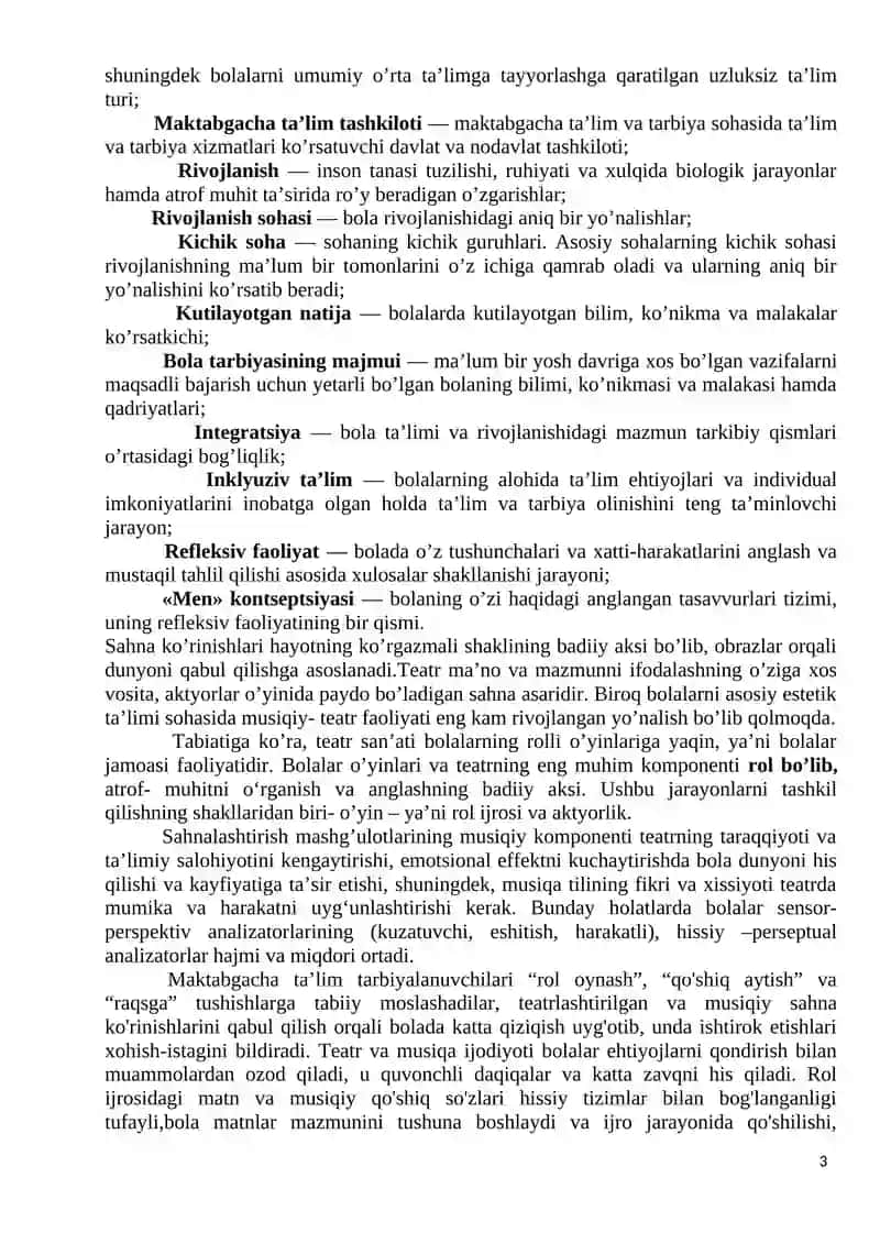 MAKTABGACHA TA’LIM TASHKILOTIDA SAHNALASHTIRISH FAOLIYATI 3