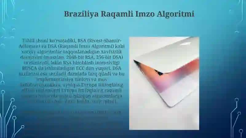 Xorijiy davlatlarning elektron raqamli imzo algoritmlari tahlili 3