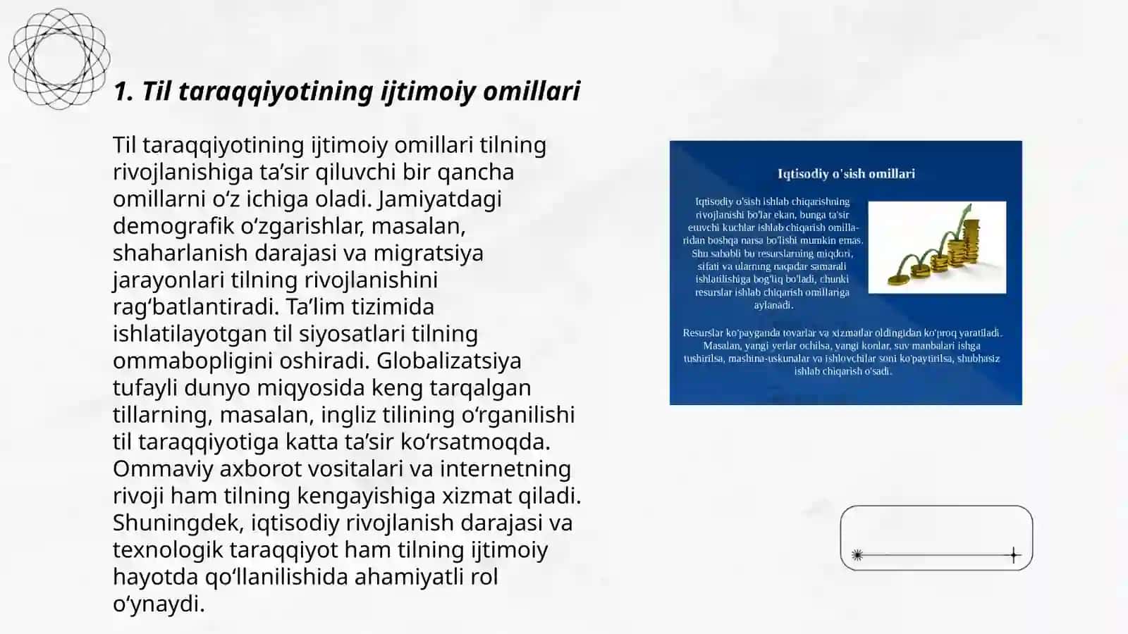 Til taraqqiyotidagi ichki va tashqi omillar 3