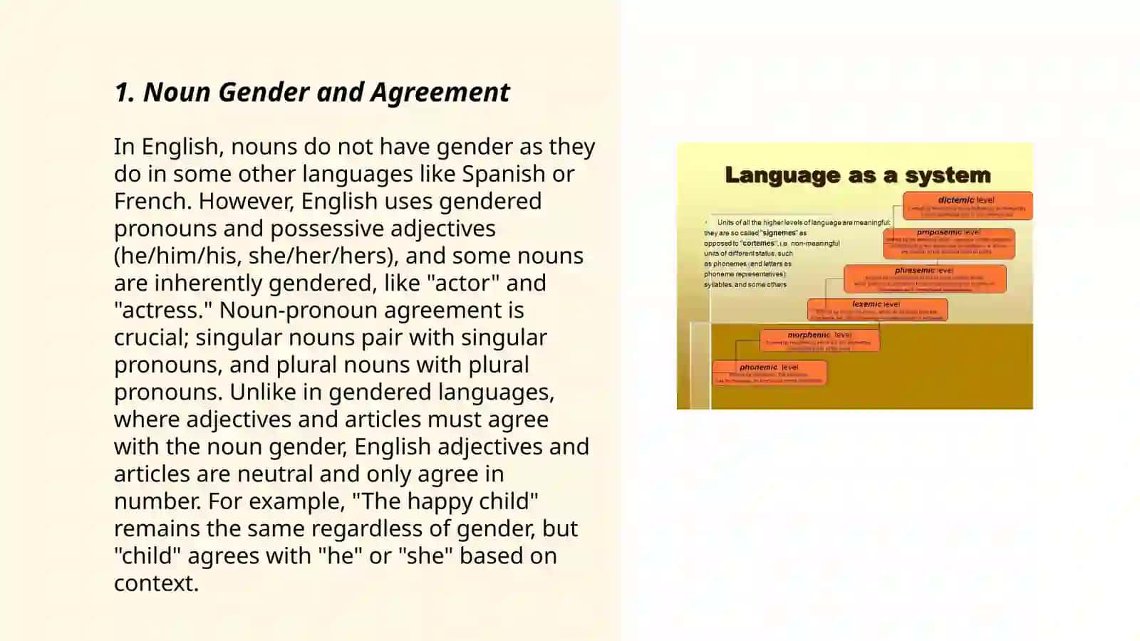 Comparison with the system of one native language in order to distinguish the specific features of the grammar models and structures of the studied language and to master them 3