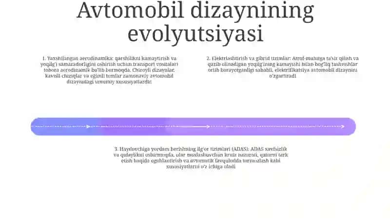 Avtomobil Konstruksiyasining Rivojlanish Tendensiyasi 3