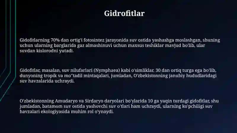 Òsimliklarning hayotiy shakllari 3