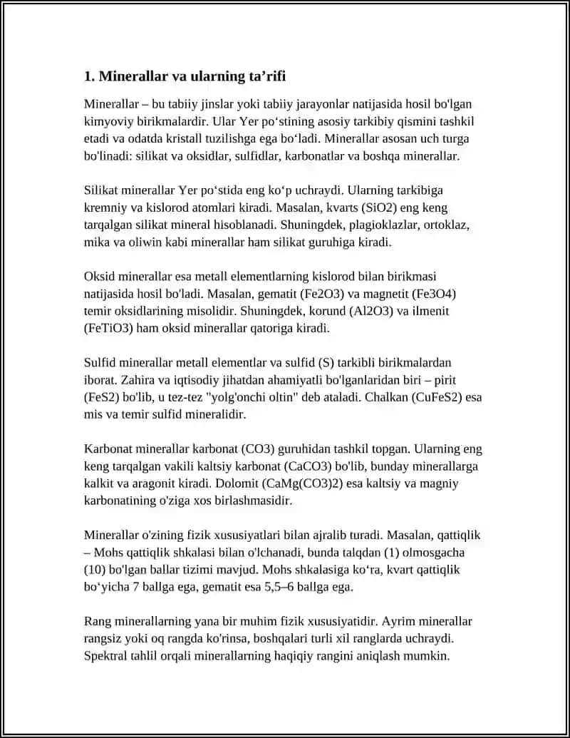 MINERALLAR 3