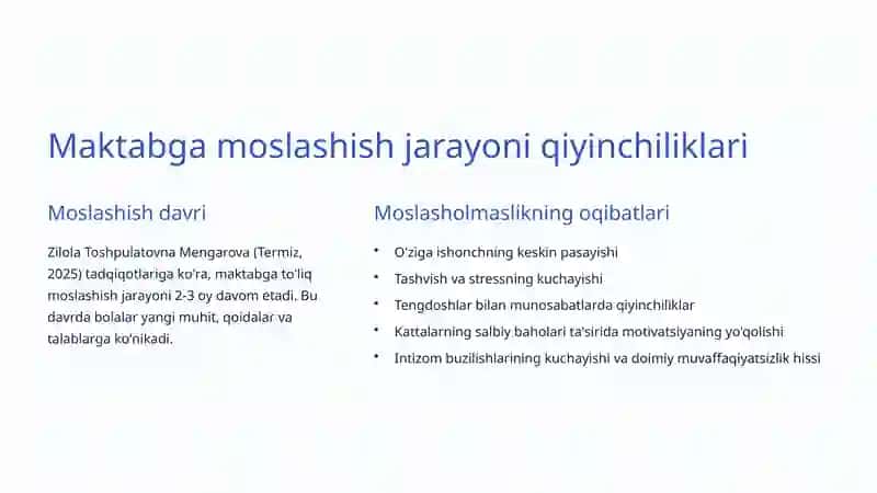 Intizom muammolari 3