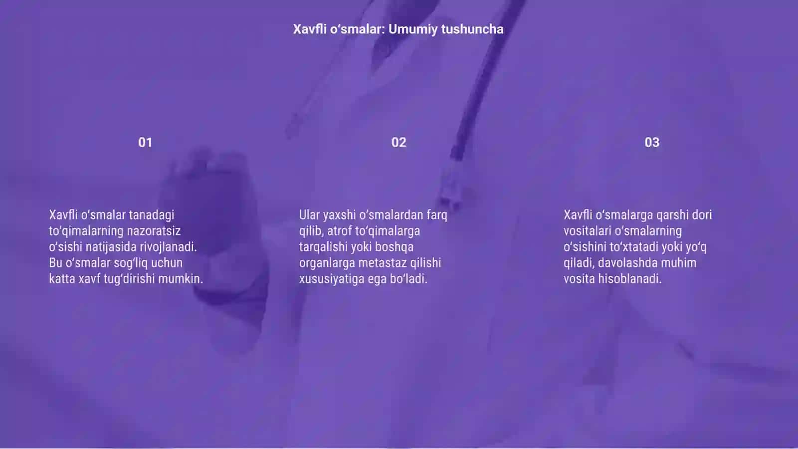 Xavfli o‘smalarga qarshi dori vositalar 3