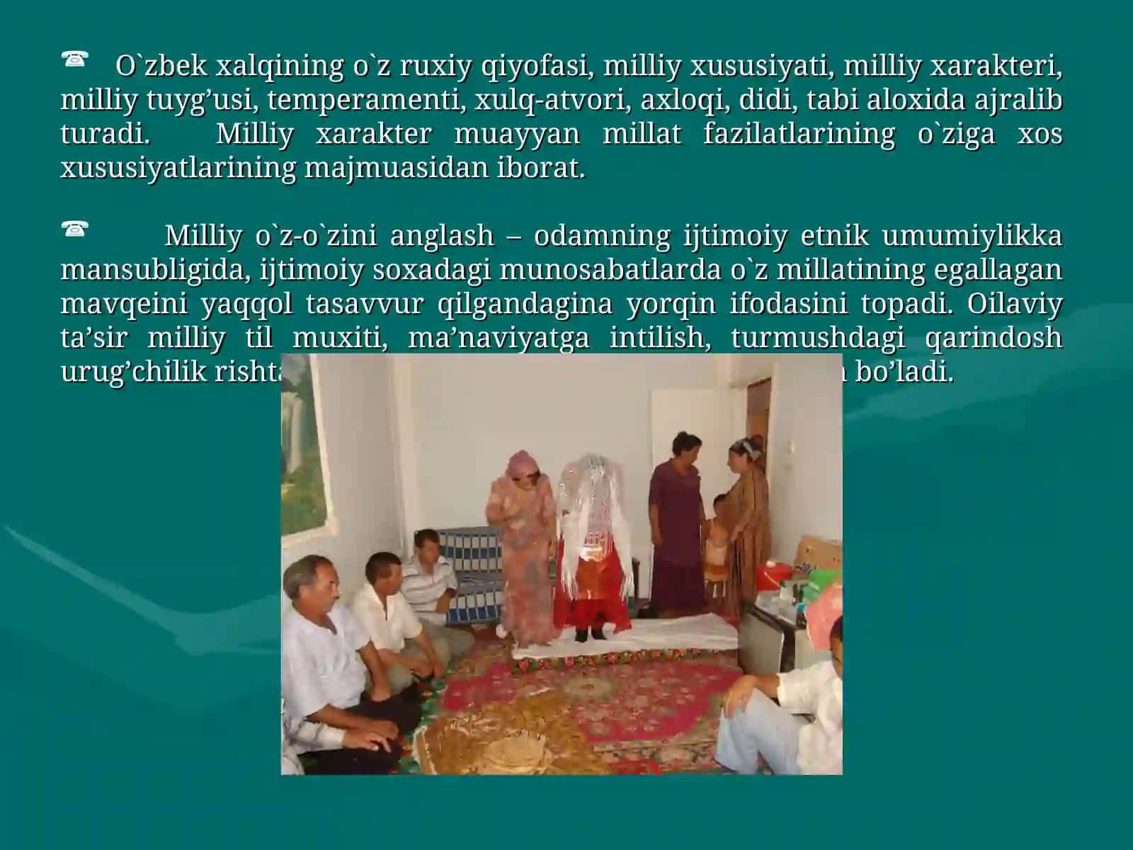 Tarbiya darslarida milliy qadryatlar, urf-odat marosimlarini o’rganish milliy qadryatlarning shaxs kamoliga ta’siri 3