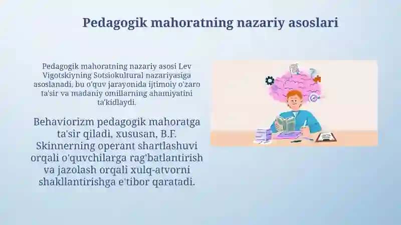 Pedagogik mahoratning shakllanishiga ta’sir qiluvchi omillar 3