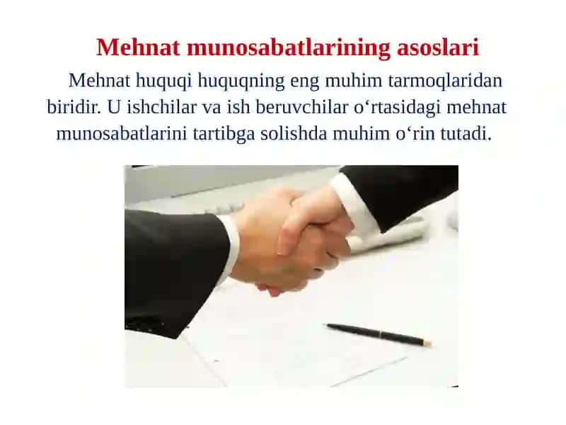 Mehniat Huquqi 3