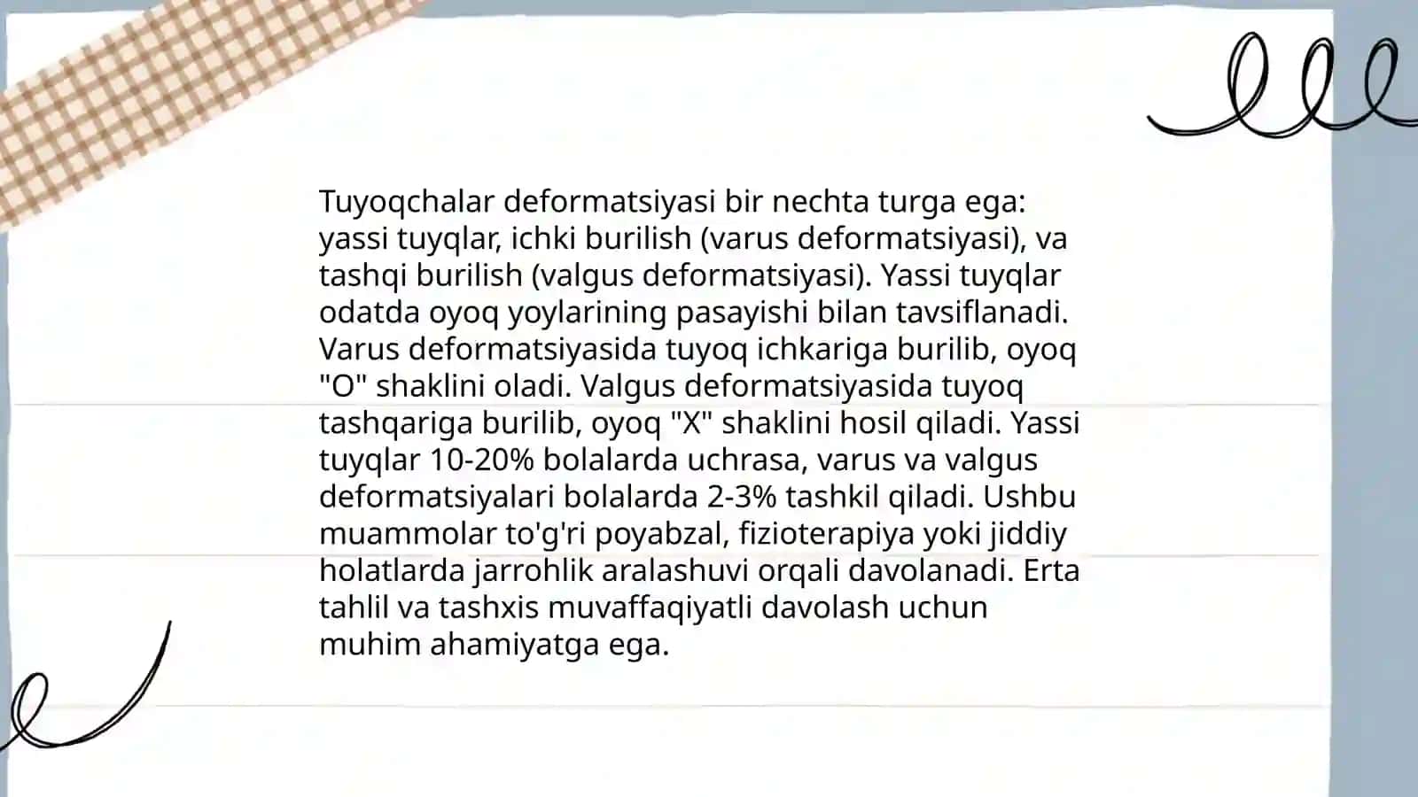 Tuyoqchalar deformatsiyasi va ularni bartaraf etishning zamonaviy usullari 3