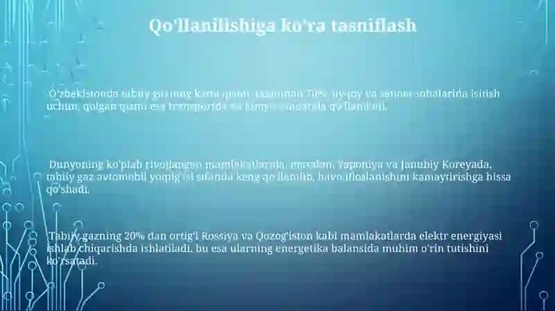 Tabiiy gazlarning asosiy turlari va ularning tasnifi 3