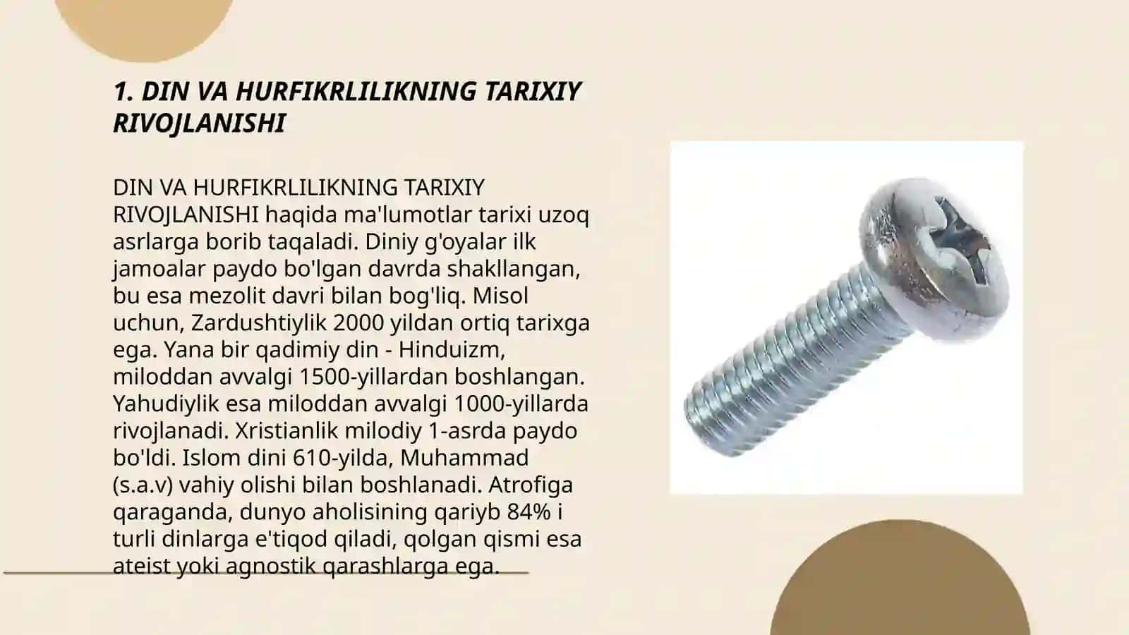 DIN VA HURFIKRLILIKNING TARIXIY RIVOJLANISHI 3