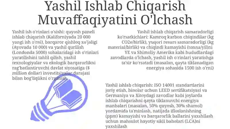 Yashil ishlab chiqarish va yashil kasblar 3