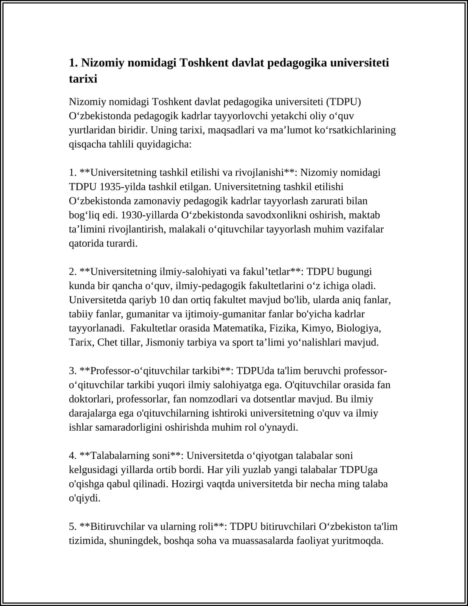 NIZOMIY NOMIDAGI TOSHKENT DAVLAT PEDAGOGIKA UNVERSITETI 3