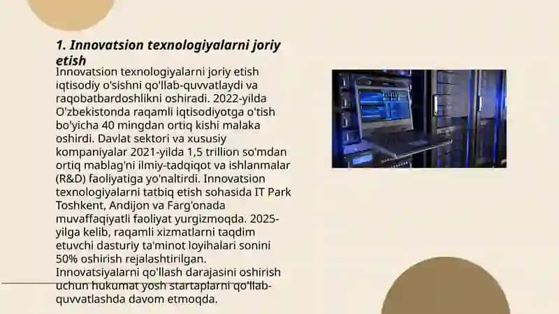 Innovatsion texnologiyalarni joriy etish 3