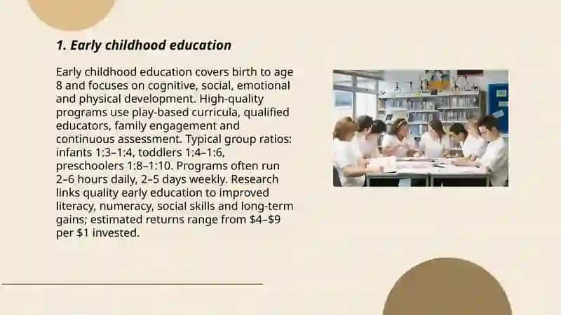 Early childhood education 3