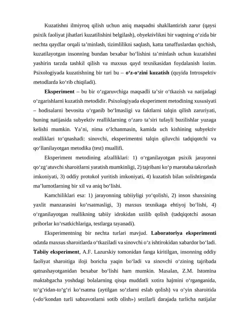 Differensial psixologiyaning vazifalari va tadqiqot metodlari 3