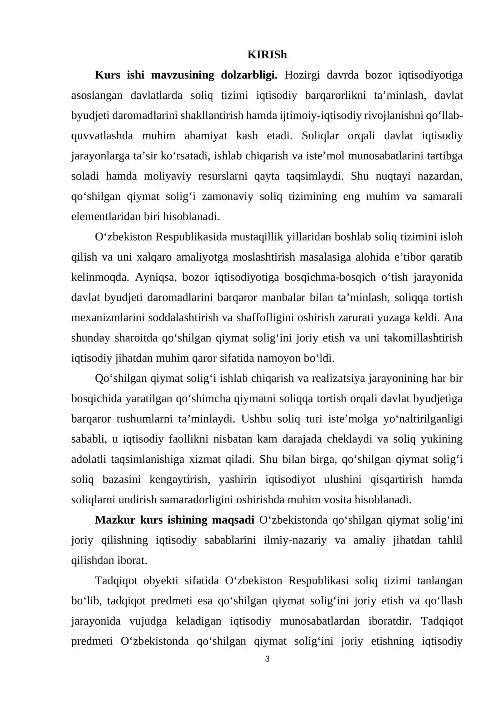 O‘zbekistonda qo‘shilgan qiymat solig‘ini joriy qilishning iqtisodiy sabablari 3