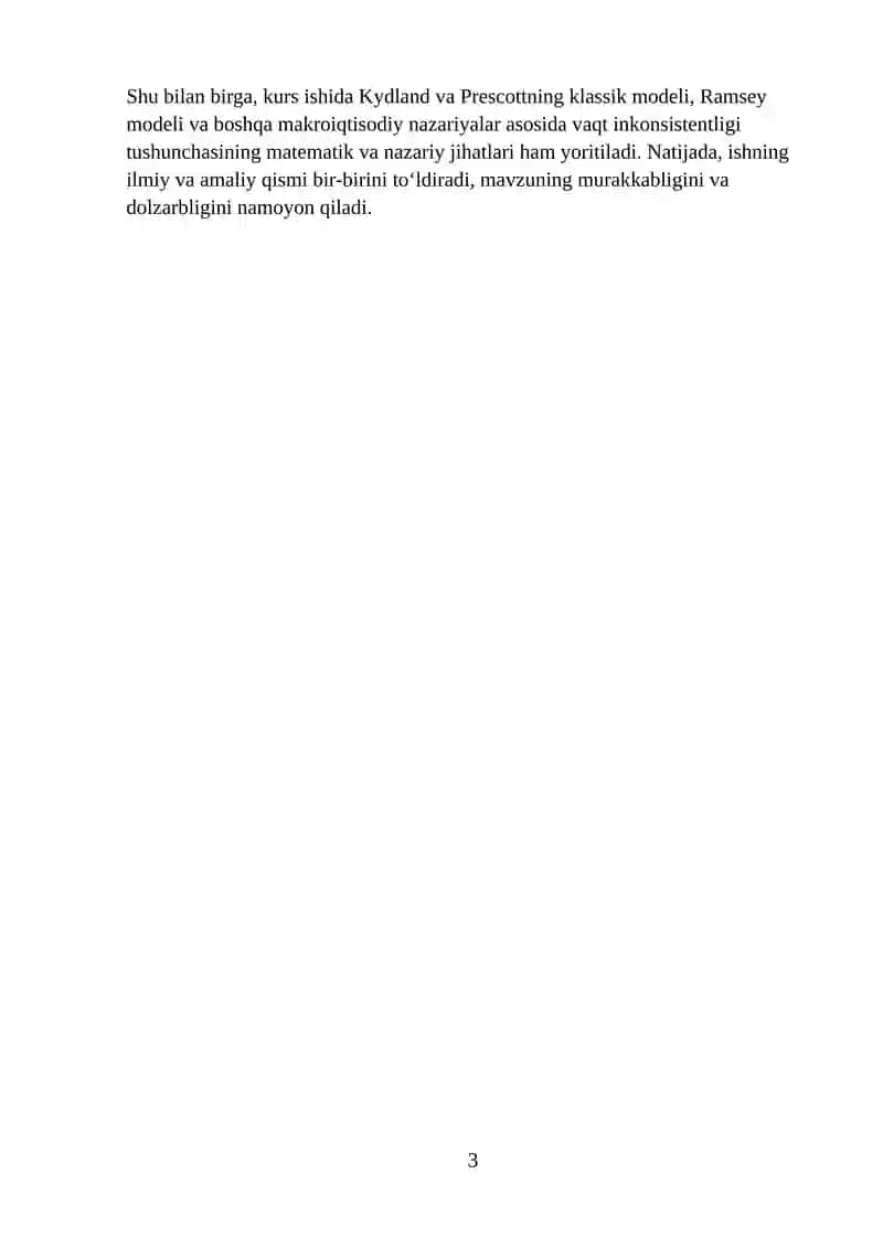 IQTISODIY SIYOSATNING VAQT INKONSISTENTLIGI MUAMMOSI 3
