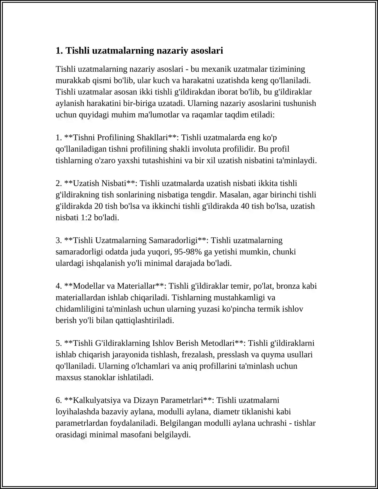 Tishli uzatmalar nazariy va amaliy asoslari 3