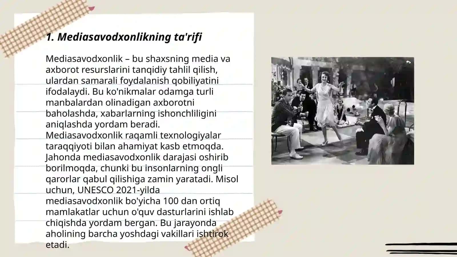 Mediasavodxonlikning asosiy tushunchalari va ahamiyati 3