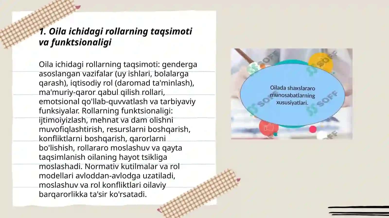 Oiladagi shaxslararo munosabatlarning tizimiga xos umumiy xususiyatlari 3