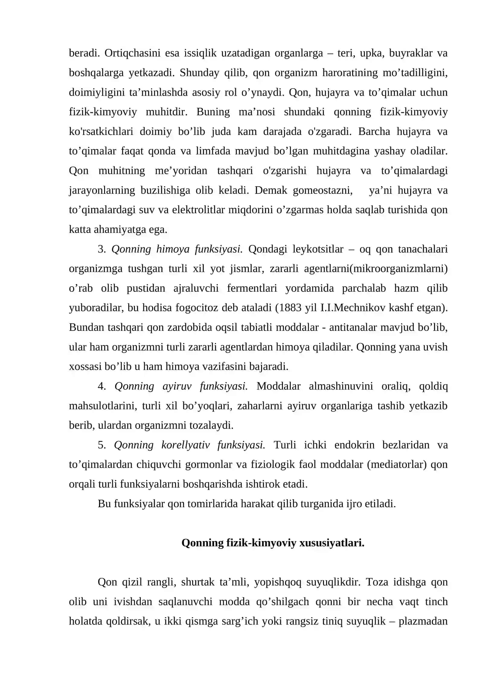 Qon tizimi fiziologiyasi 3