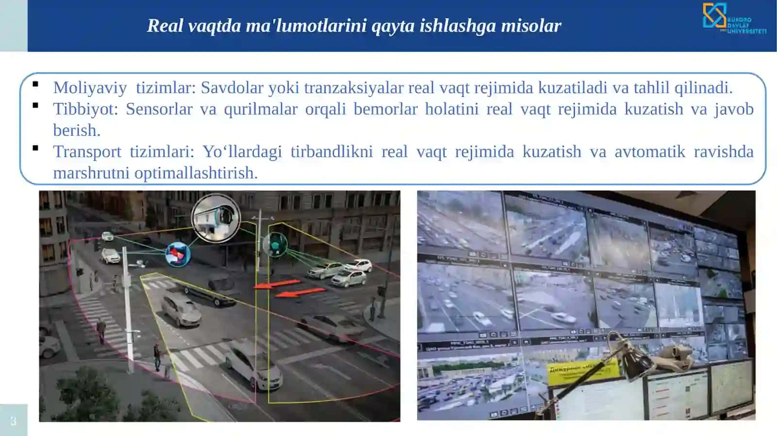 Real vaqtdama'lumotlarini qaytaishlash 3