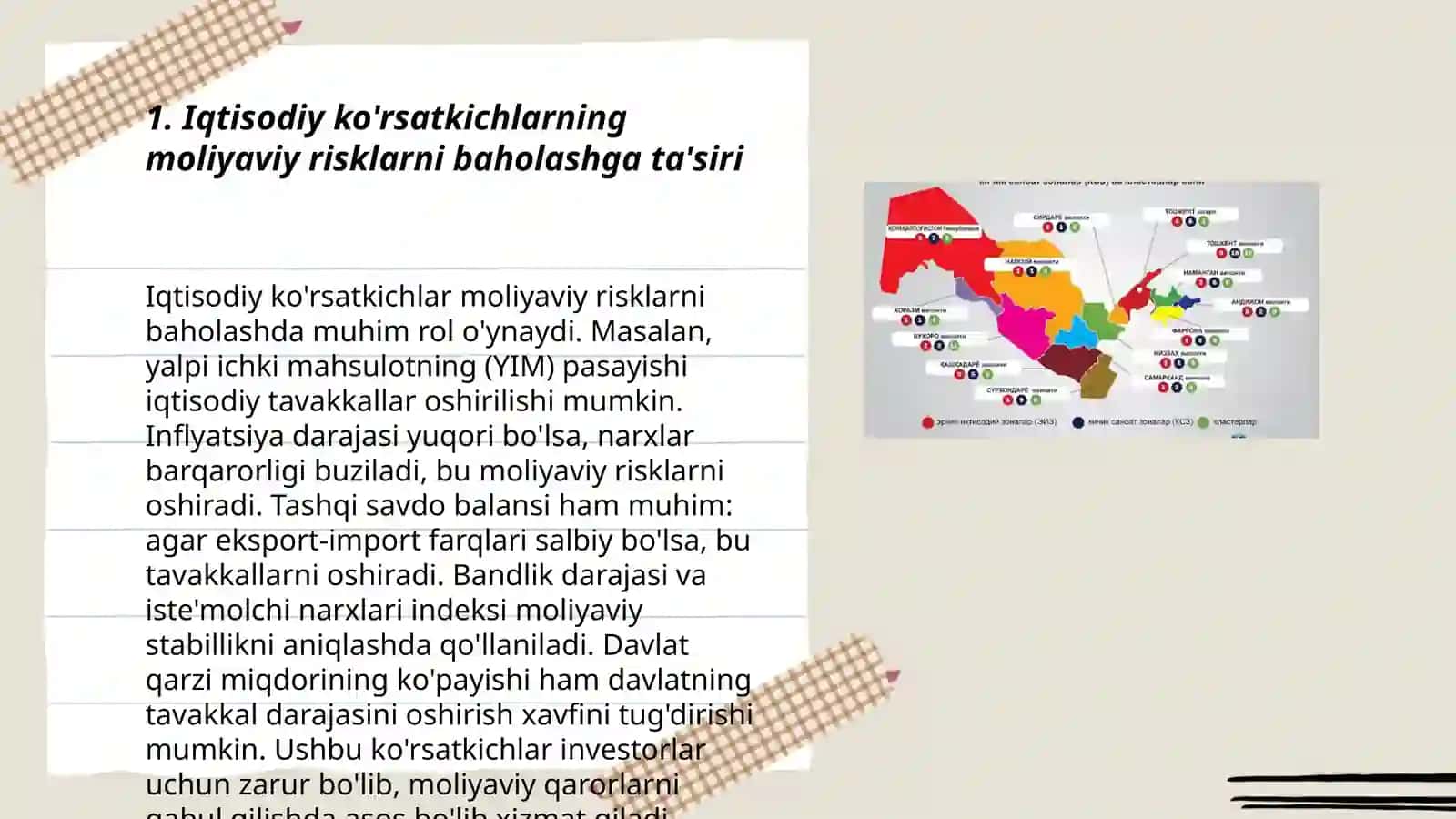 Iqtisodiy ko'rsatkichlarning moliyaviy qaror qabul qilishga ta'siri 3