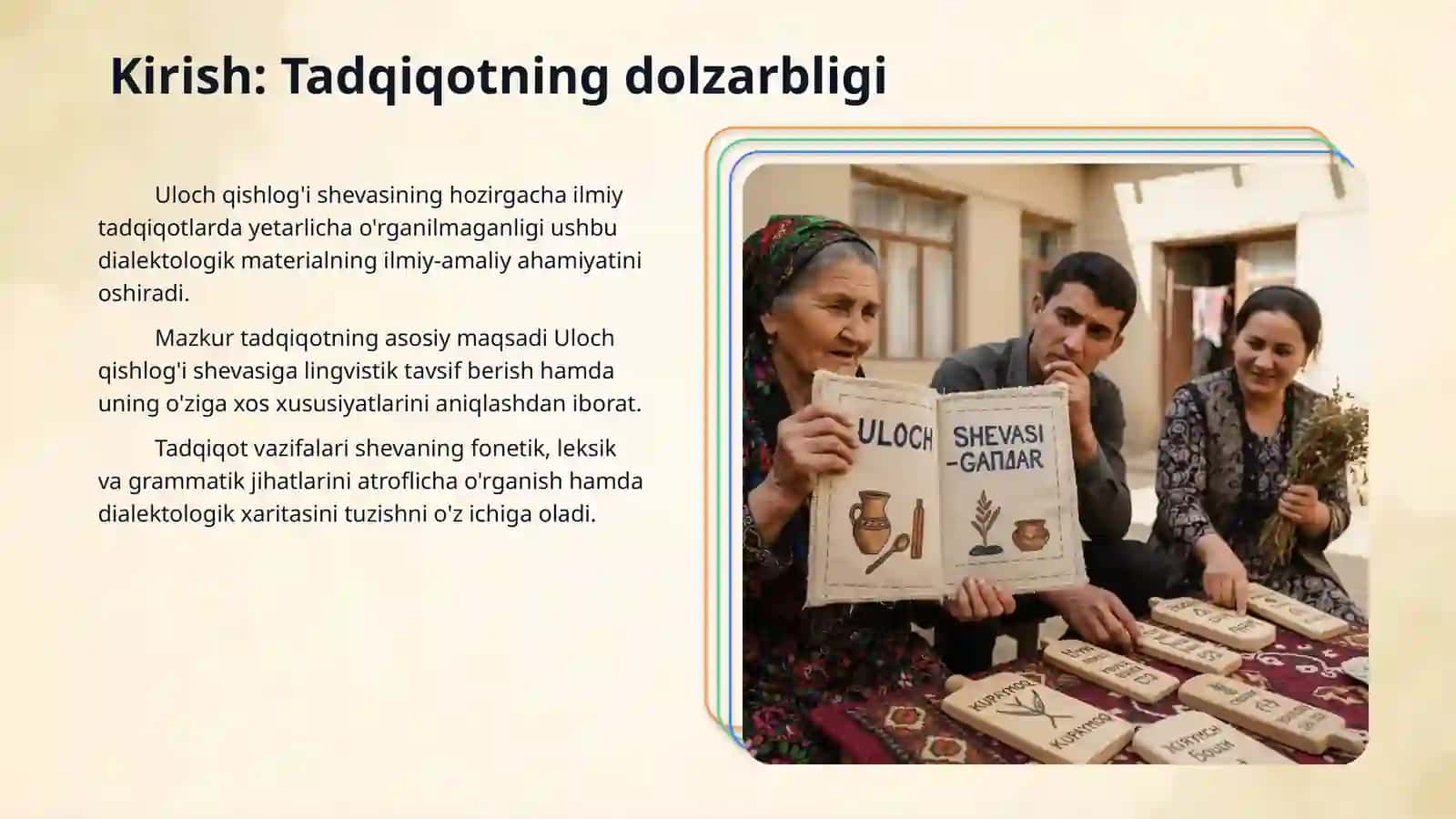 Qashqadaryo viloyati Shahrisabz tumani Uloch qishlogiga oid shevalar 3