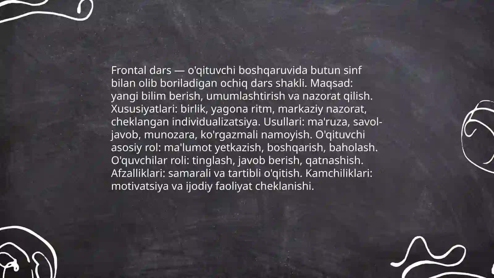 Frontal dars 3
