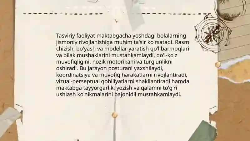 Tasviriy faoliyatning ahamiyati 3