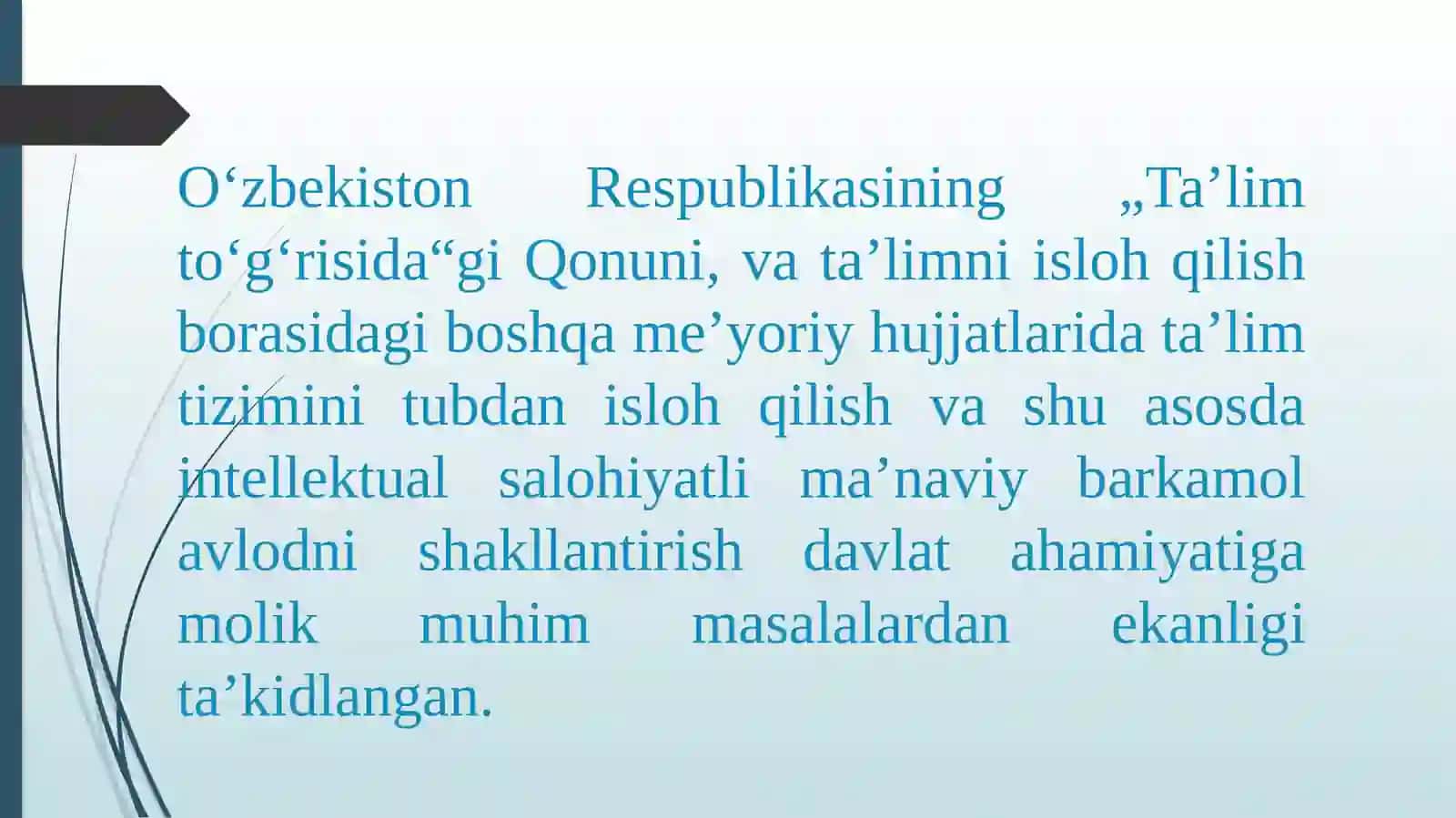 Intellektual salohiyatli barkamol avlodni shakllantirish 3