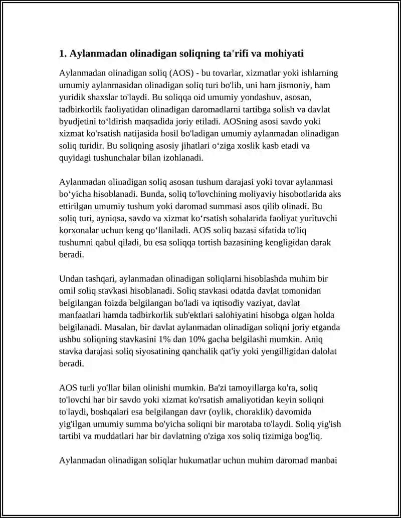AYLANMADAN OLINADIGAN SOLIQ 3