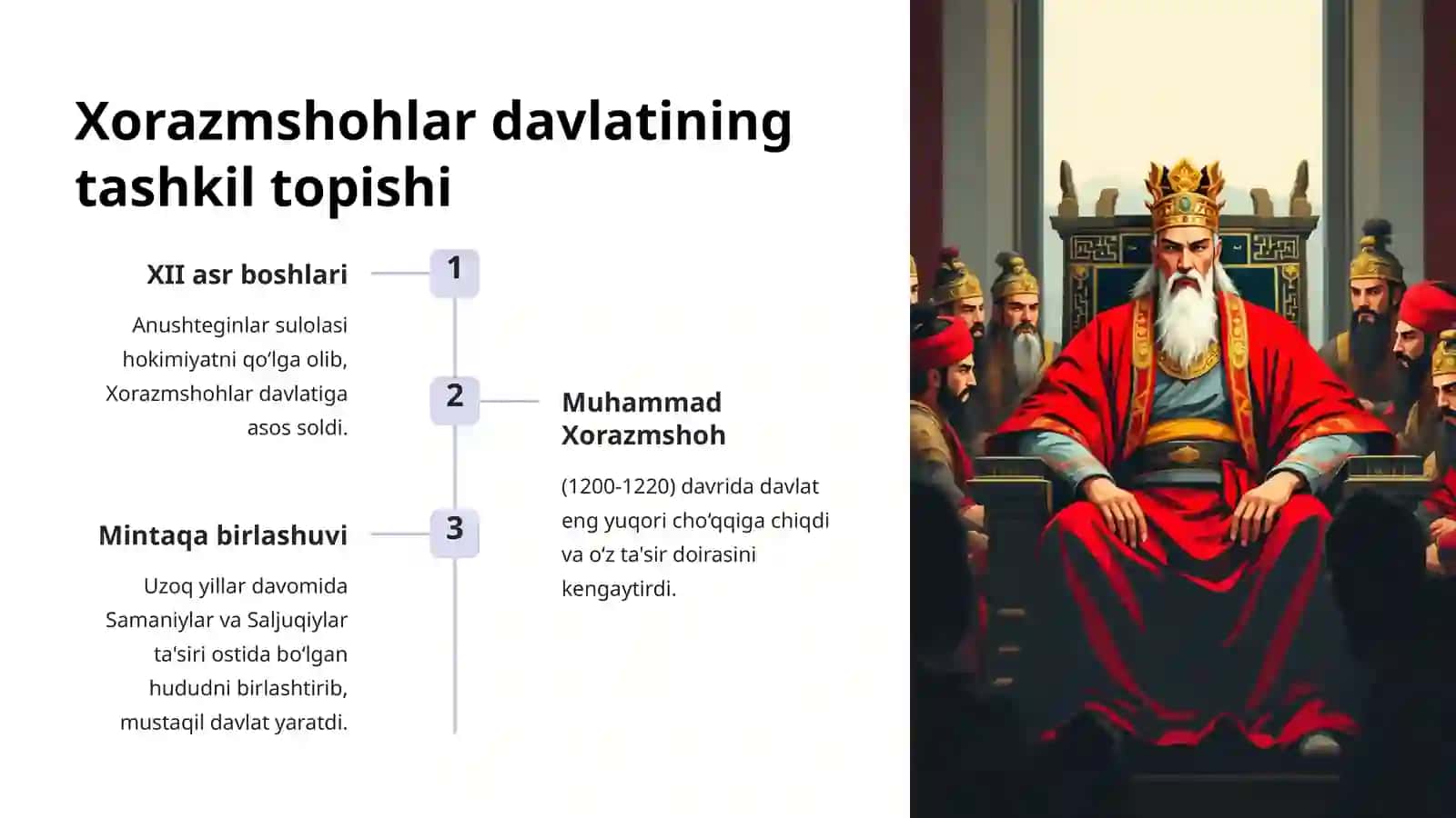 XII-XIII asrlarda Movorounnahr: Xorazmshohlar davrining ijtimoiy-siyosiy vaziyati 3