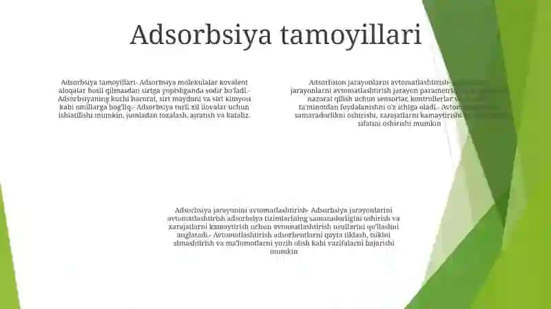 Adsorbsiya Jarayonini Avtomatlashtirish 3