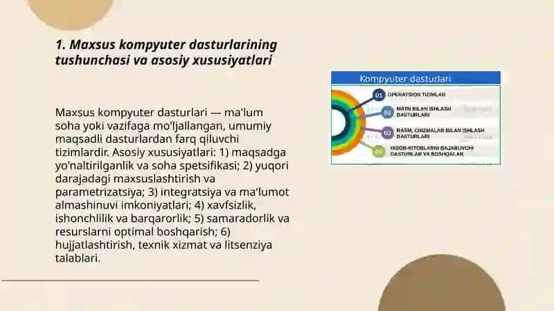 Maxsus kompyuter dasturlari tushunchasi va tasnifi 3