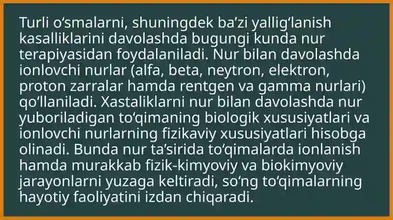 Nur tashxisi fizik va kimyoviy asosalri 3